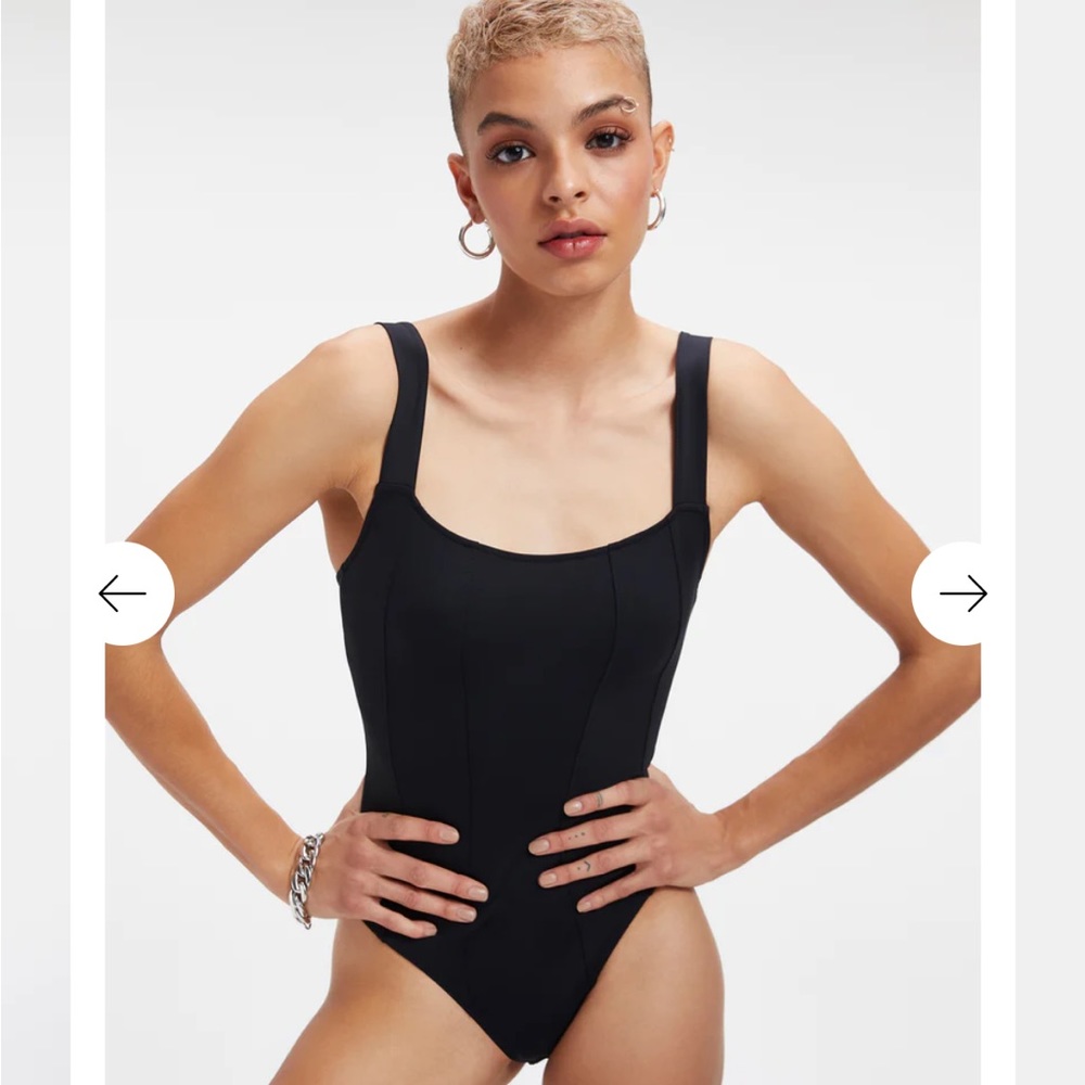 NWT Good American Scuba Contour Bodysuit